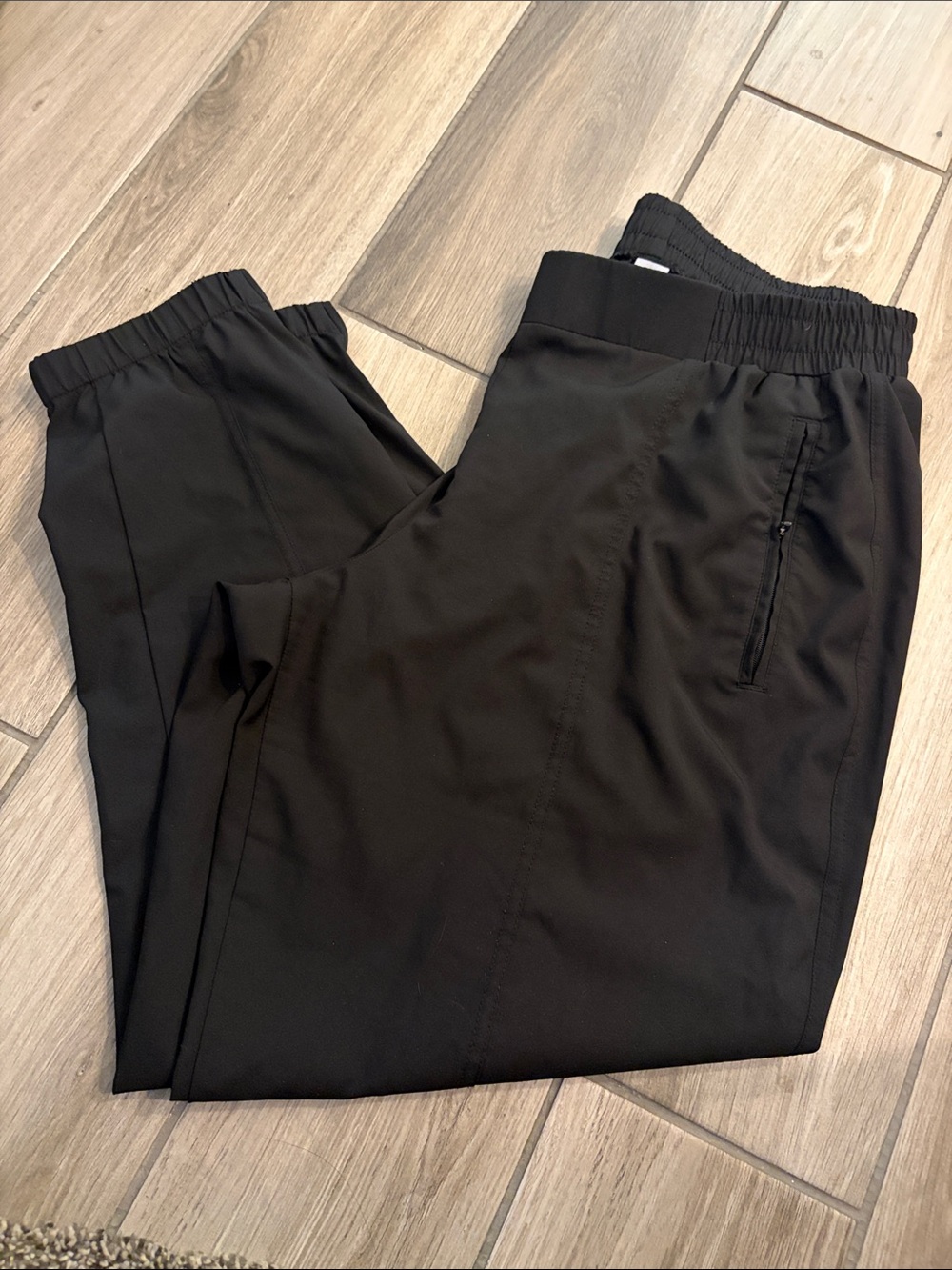 Old Navy Women's Track Joggers in Black and Plum - Picture 4 of 5